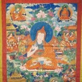 Thangka image of Shantarakshita.