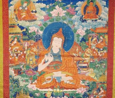 Thangka image of Shantarakshita.