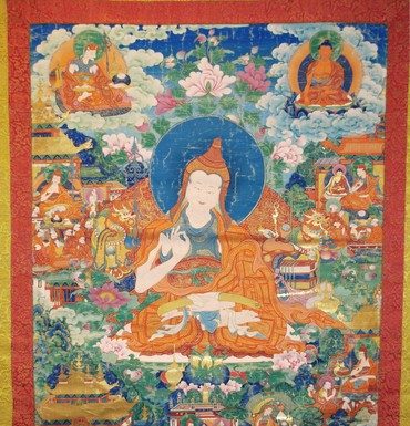 Thangka image of Shantarakshita.