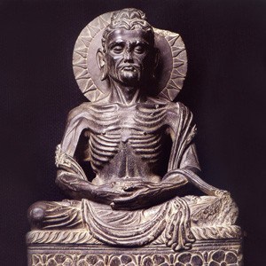 Statue of ascetic Gautama.