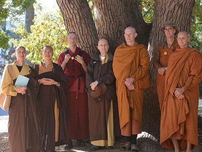 Group of monastics at the 2013 WBMG.