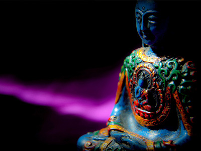 Statue of Medicine Buddha.