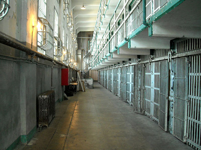 Prison cells.