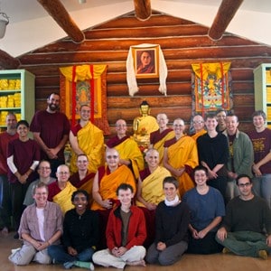 A joyful group photo of Exploring Monastic Life 2010.