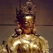 Statue of White Tara.