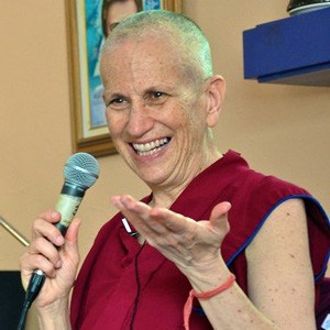 Venerable Chodron teaching.