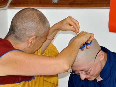 Ven. Chodron removes the last bit of Katya'shair.