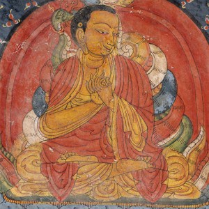 Thangka image of Nagarjuna.