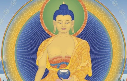 Painting of Shakyamuni Buddha.