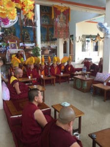 Geshemas at Jangchub Choeling Nunnery.