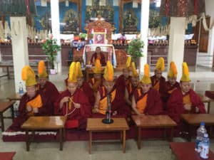 Geshemas at Jangchub Choeling Nunnery.