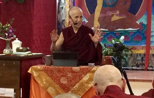 Venerable teaching at ILTK in Italy.