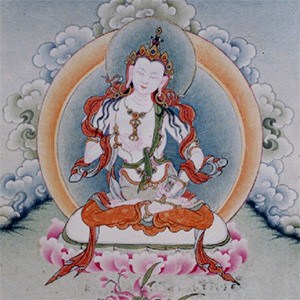 Thangka image of Vajrasattva.