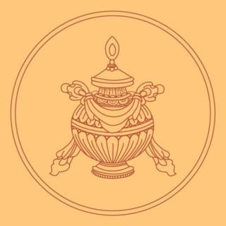 Orange image of vase.