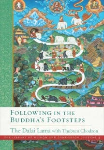 Book cover of Following in the Buddhas Footsteps